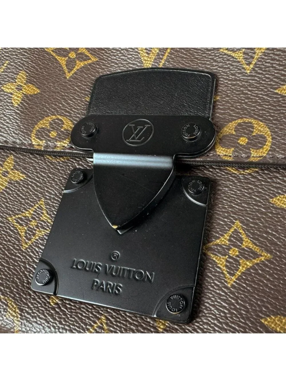 Louis Vuitton Shoulder Bag Monogram Macassar S Rock Messenger